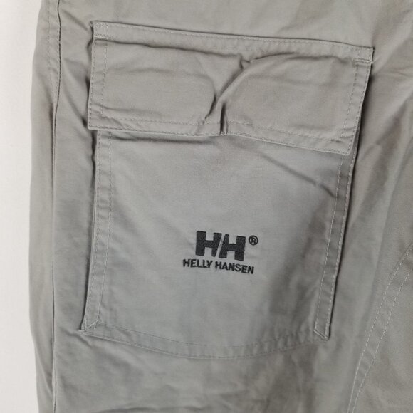 Helly Hansen Ski Pants Womens small Gray Nylon Pockets Water resistant FLAW - Picture 9 of 12